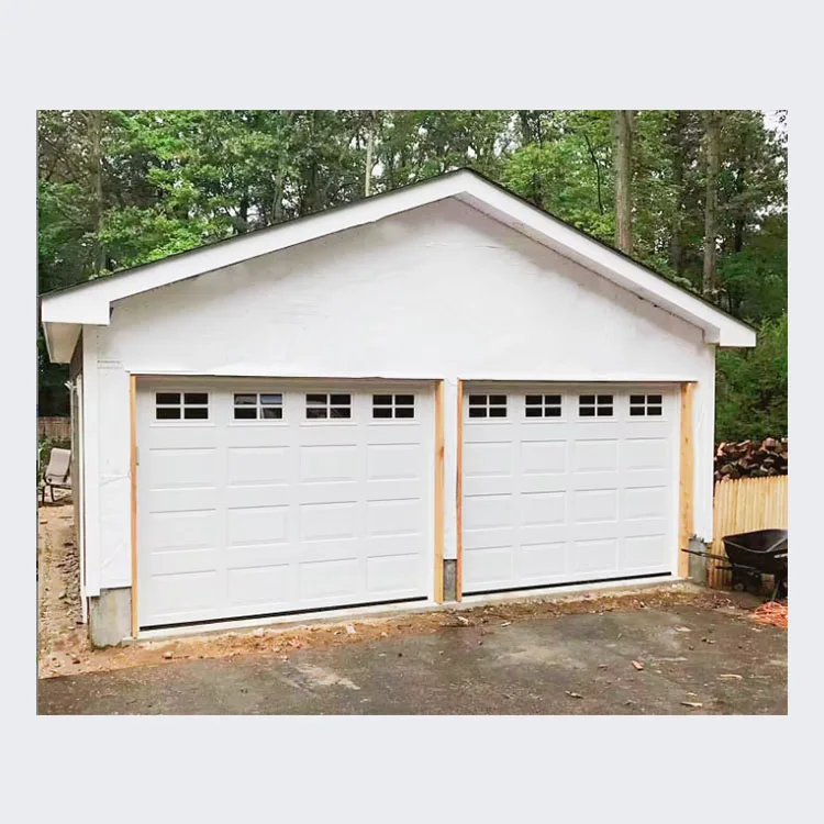 Modern Bifold Garage Doors Aluminum Glass Vertical Folding Garage Doors For House