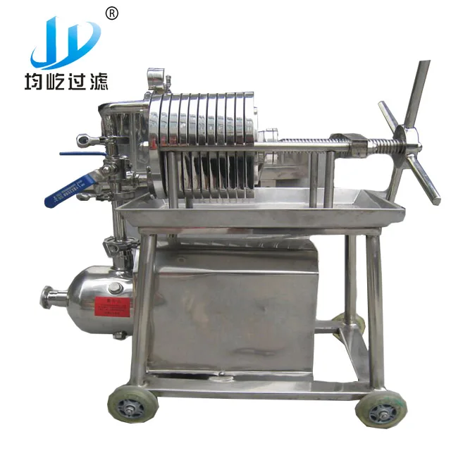 Fine Filtration Stainless Steel Plate Frame Filter Press Machine For Pomegranate Juice