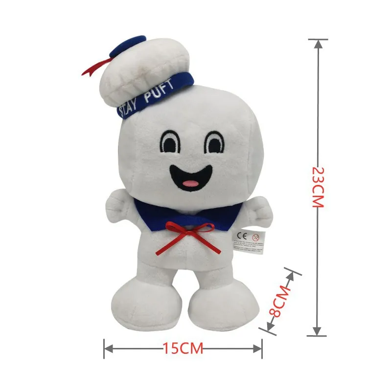 2024 New Design Doll Ghostbusters Green Ghost stuffed Toy Cartoon Peripheral Cute Child Pillow Cartoon Anime Sleep Plush Pillow