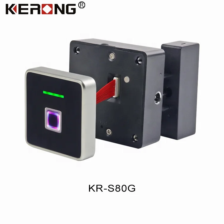 KERONG Eletronic Safe Keyless Fingerprint Drawer Cabinet Latching Lock