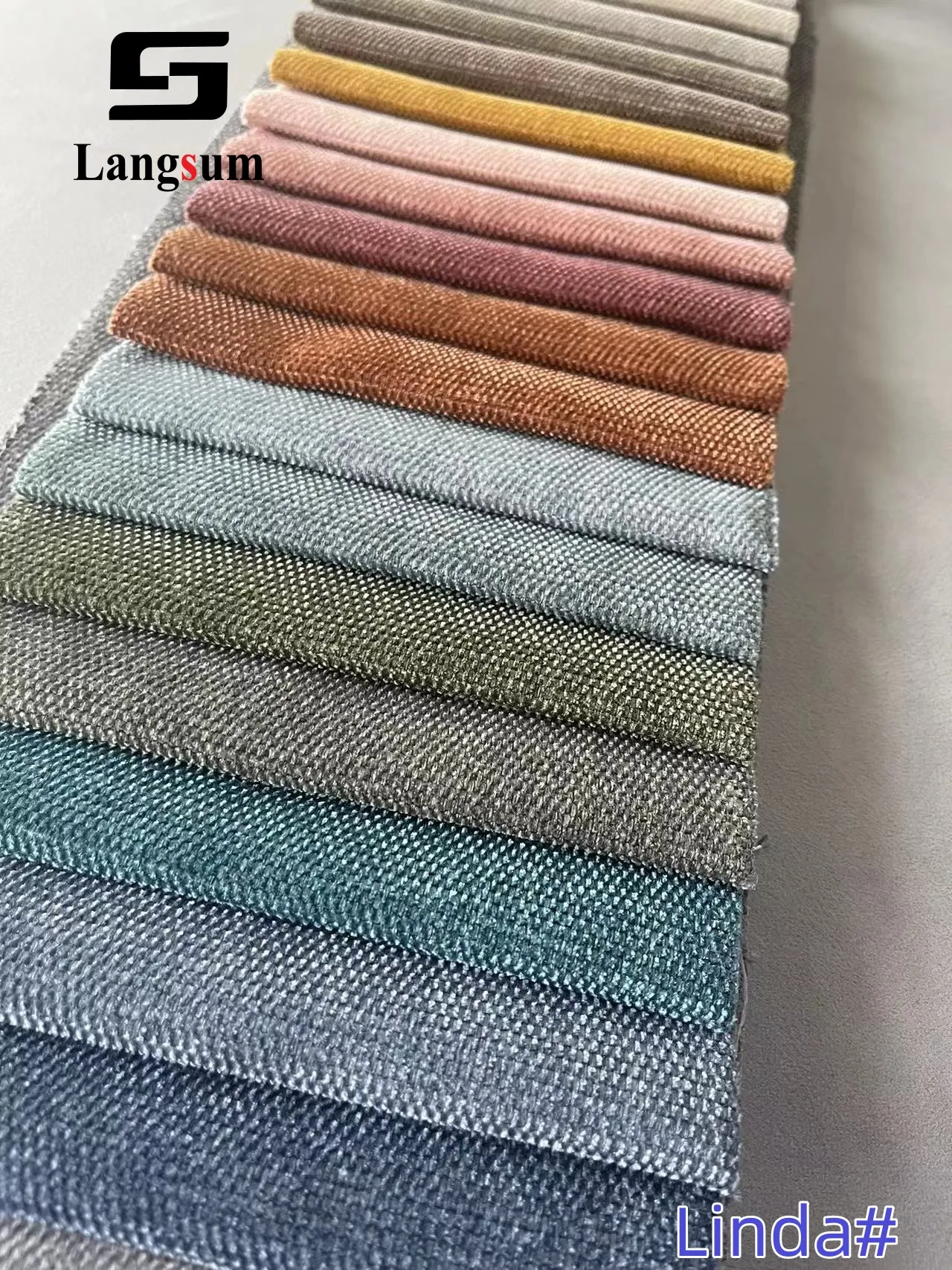 Langsum#Linda#Great Quality Of 100% Polyester Sofa Fabric Polyester Home Textile Fabric For Sofa Mattress