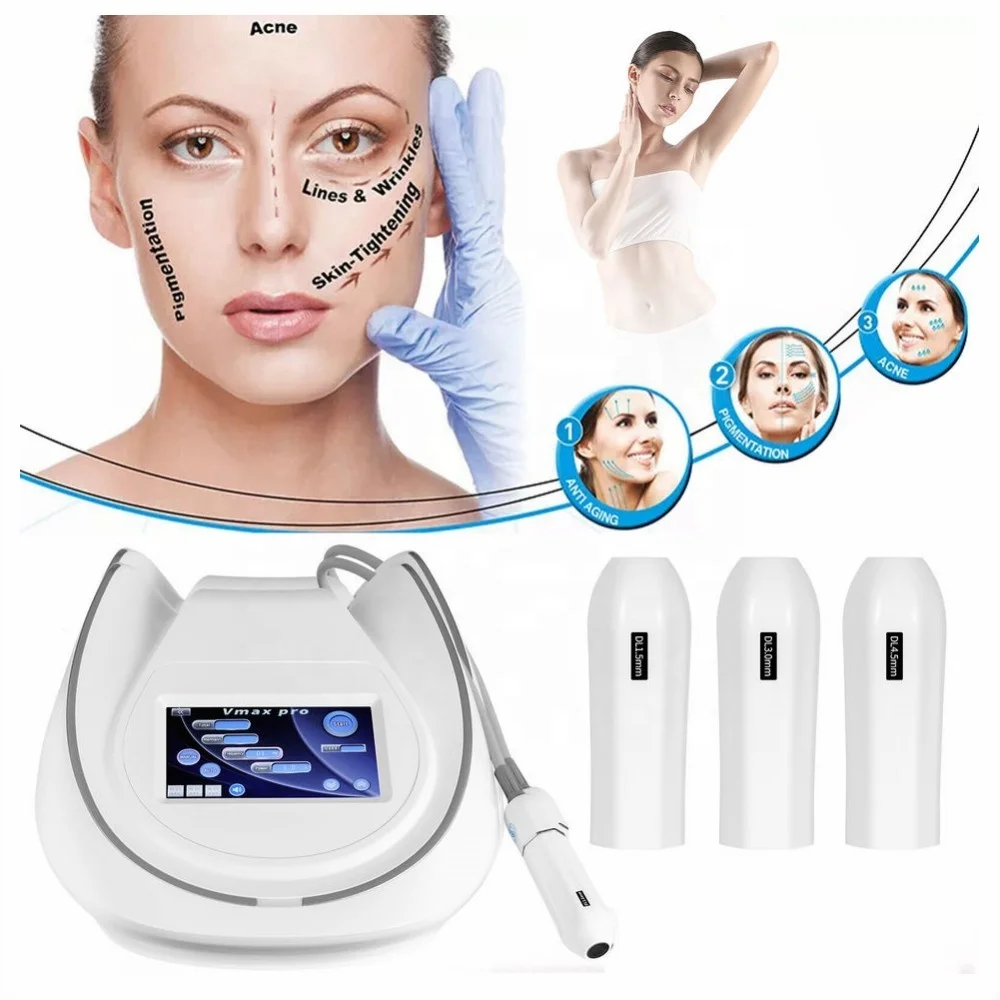 Face Eye Neck Lift Anti Aging Machine Vmax 2 Handles Ultrasound Machine eye care smas lift vmax machine