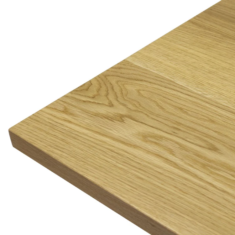 Modern design minimalist cheap large rectangular kitchen room furniture metal leg wood dining table