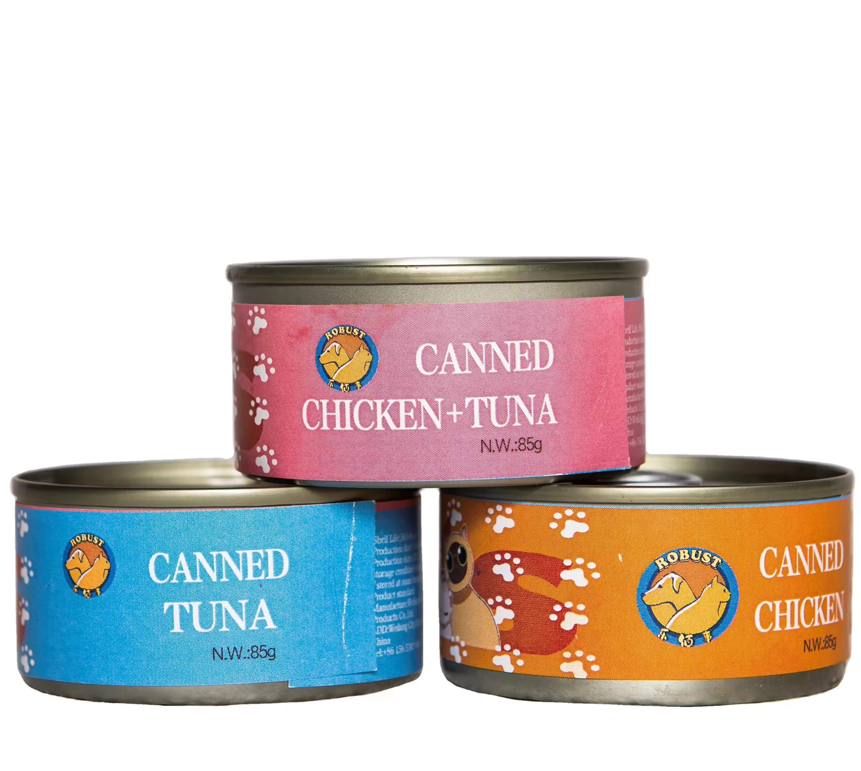 Oem Cat Food Beef Tuna Chicken Mousse Cat Wet Food cat cans Pet Wet Food