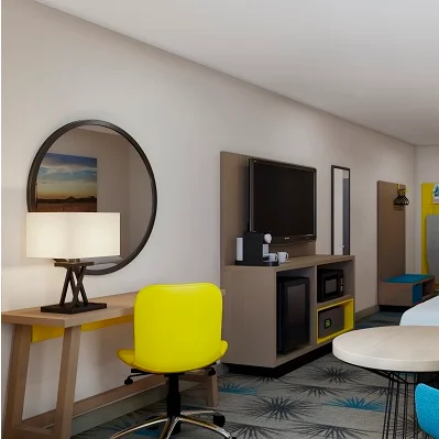 Days Inn by Wyndham Hotel Furniture Customized Hotel Bedroom Furniture Set Console Unit