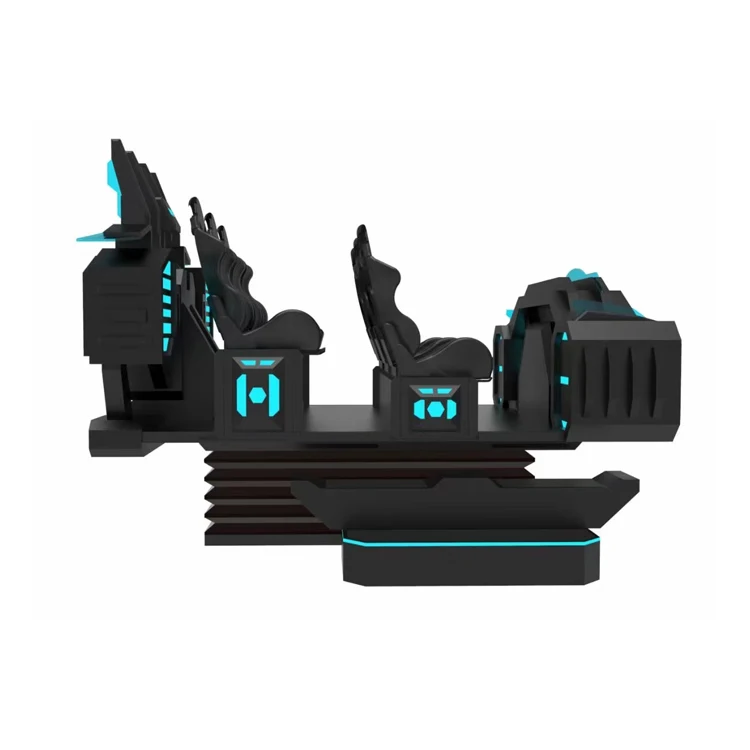 Factory Price Vr Cinema Dynamic Motion 6 Seats 9d Vr Simulator Equipment Indoor Entertainment 6 Players Virtual Reality Machine