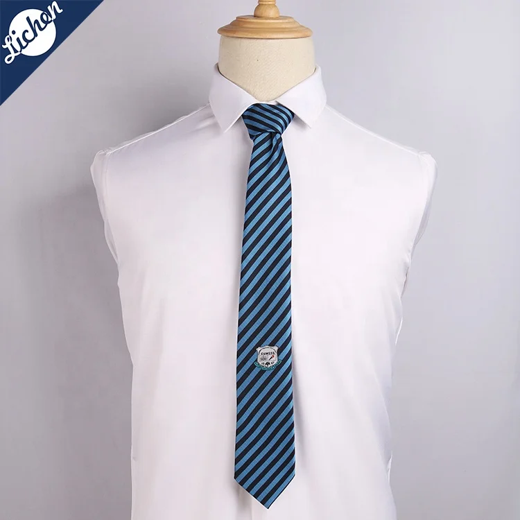 Custom Jacquard Embroidery Cheap Corporate Mens Neckties for Spot Goods