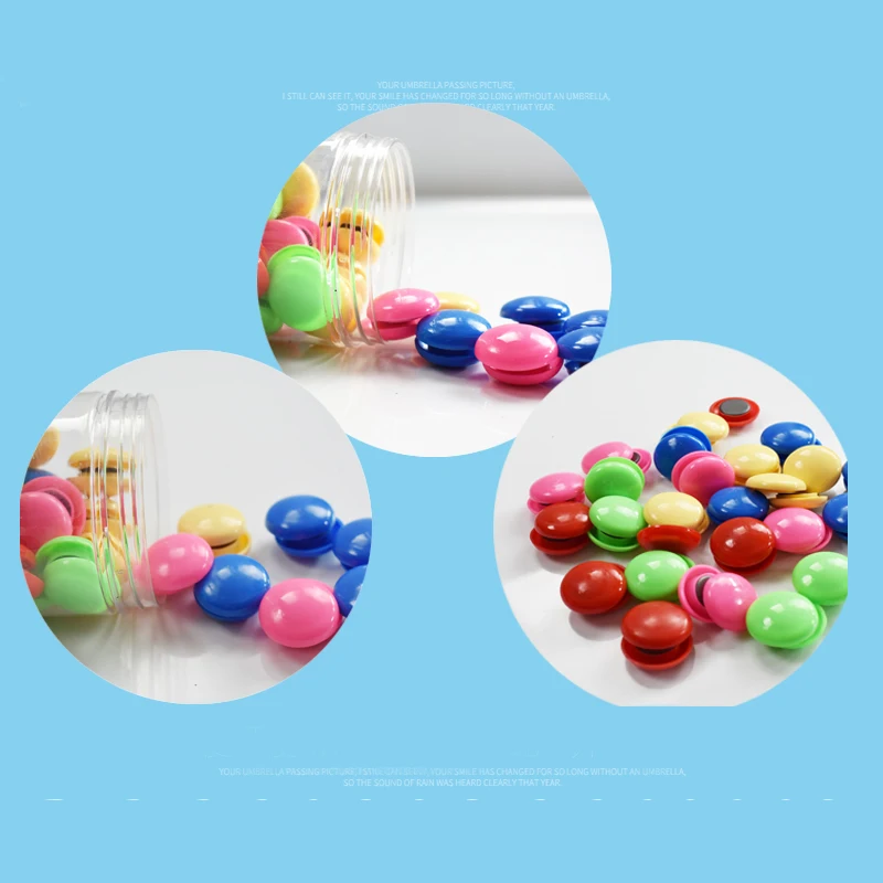 Оптовая продажа, Офисная цветная Магнитная круглая доска 30 мм, магнитные учебные пособия, магнитные бусины, магнитная пряжка, магниты на холодильник