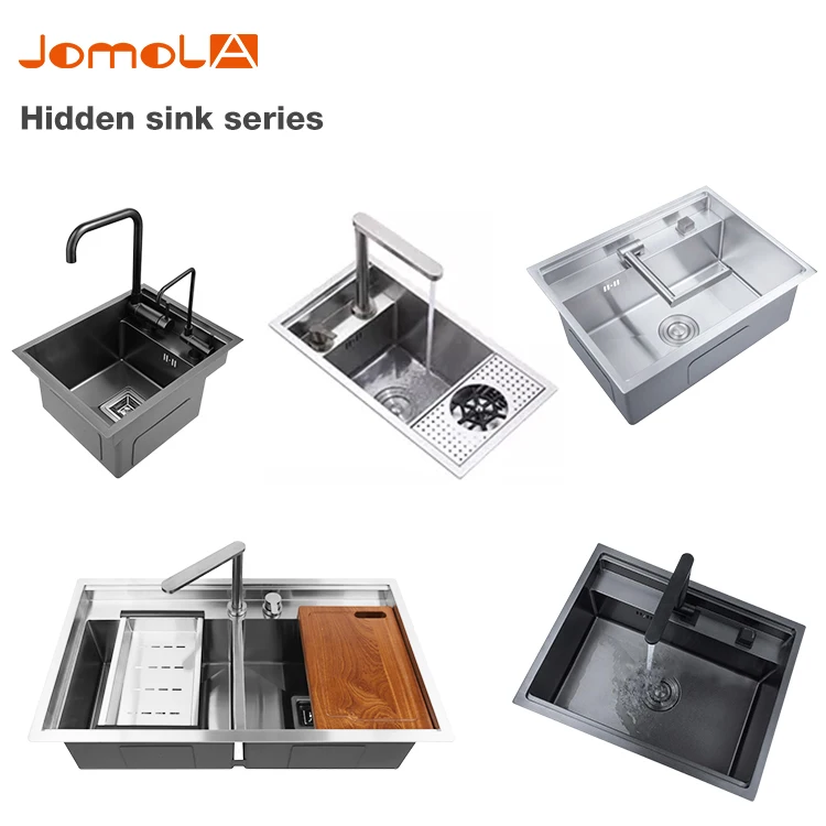 Manufacturer 30 inch Single Bowl Workstation Undermount 18Gauge Stainless Steel 304 handmade Kitchen Sink set with Ledge