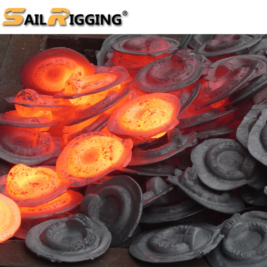 C15 Drop Forged DIN582 Lifting Eye Nut M6 M8 M10 Galvanized Eye Ring Nut DIN582 Round Eye Nut