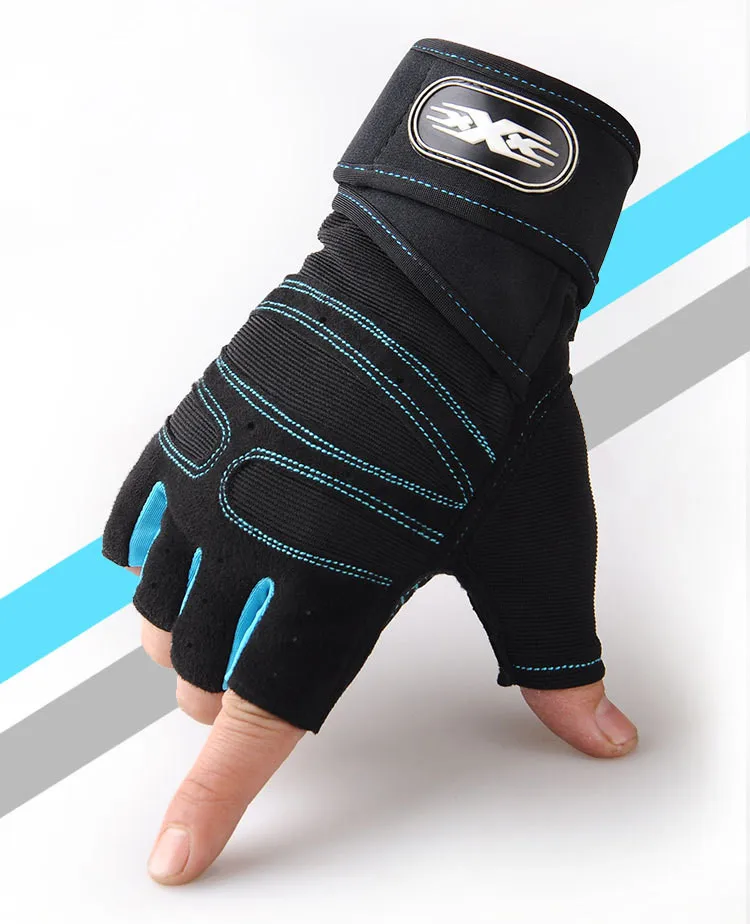 wholesale custom gym gloves weight lifting body building training fitting cycling gym equipment sport fitness gloves