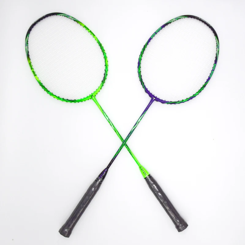 24T Carbon Fiber Badminton Oem Professional Super Lightest Graphite Badminton Racket 5U