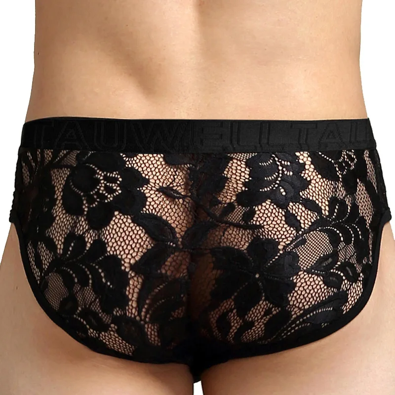 Sexy panty for men underwear panties boxer transparent full lace low rise sissy panties for men sexy underwear