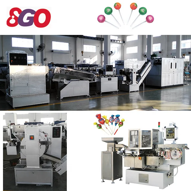 China top quality hard candy  lollipop making machine production line