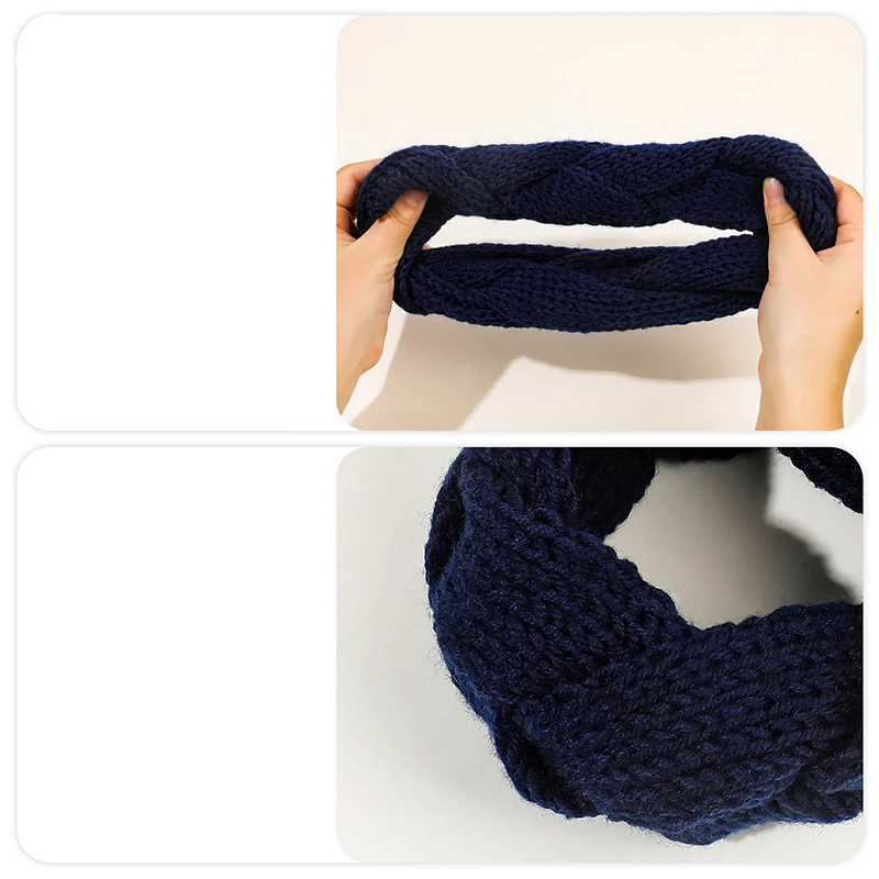 Autumn Winter Unique Sweet Elastic Hair Bands Solid Color Fabric Hair Band For Washing Face Braided Braids Accessories Wholesale