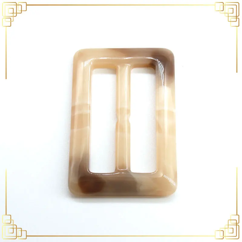 buckles plastic buckle polyester resin faux horn buckle for belt accessories