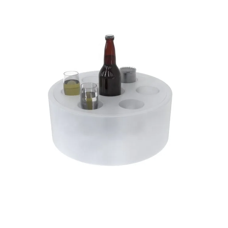 16 colors change Round Shape LED Floating Spa Bar For Pools Spa