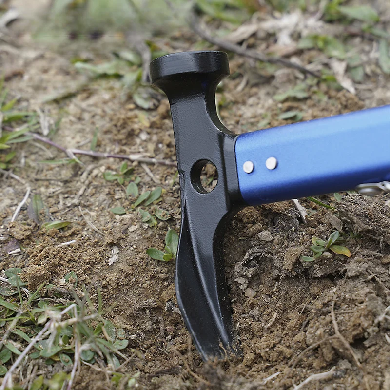 Tent Accessory OEM Hammer Aluminum Alloy Handle for outdoor hiking Camping Peg Hammer Lightweight Tent Stake Hammer