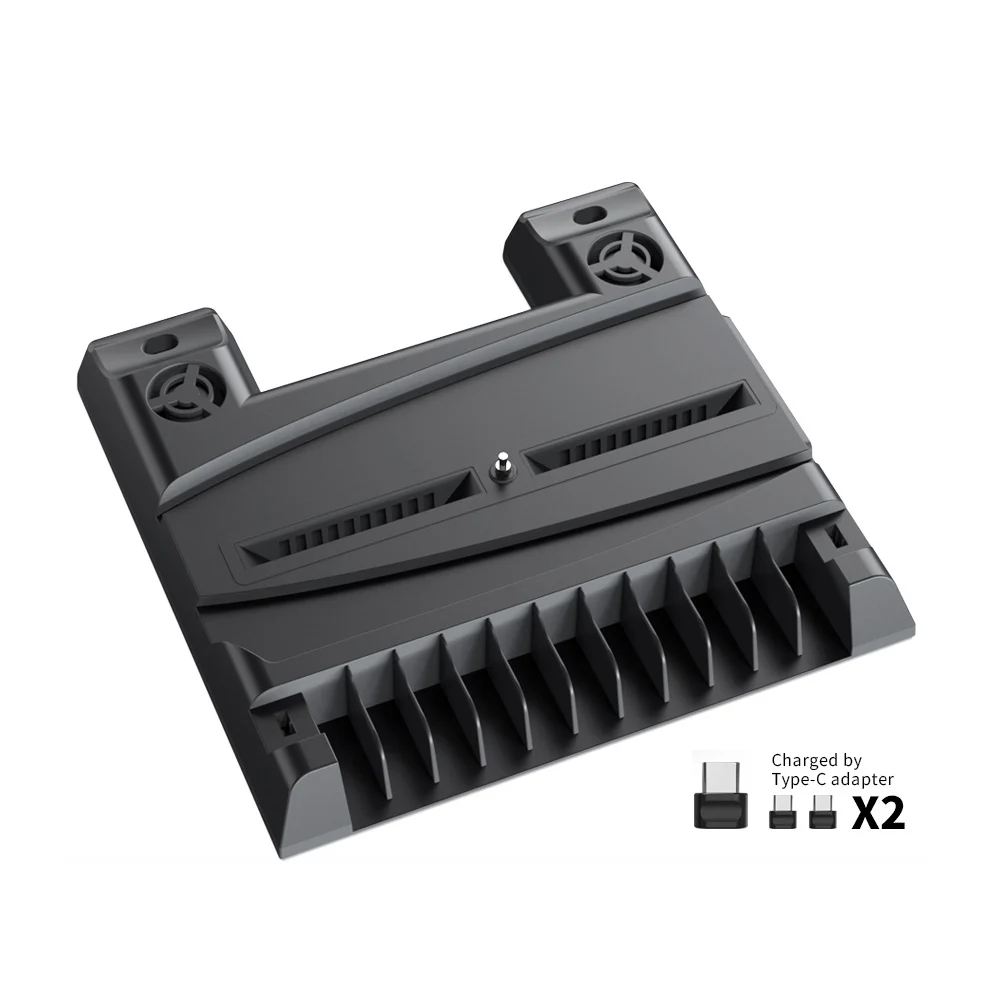 TP5-0593 для PS5 игровой консоли охлаждающий вентилятор с двойным зарядным устройством Подставка зарядки кулер диск хранения