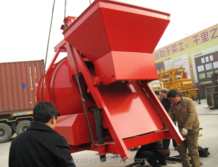 Professional manufacturer JZC500 movable 1 yard concrete mixer for sale