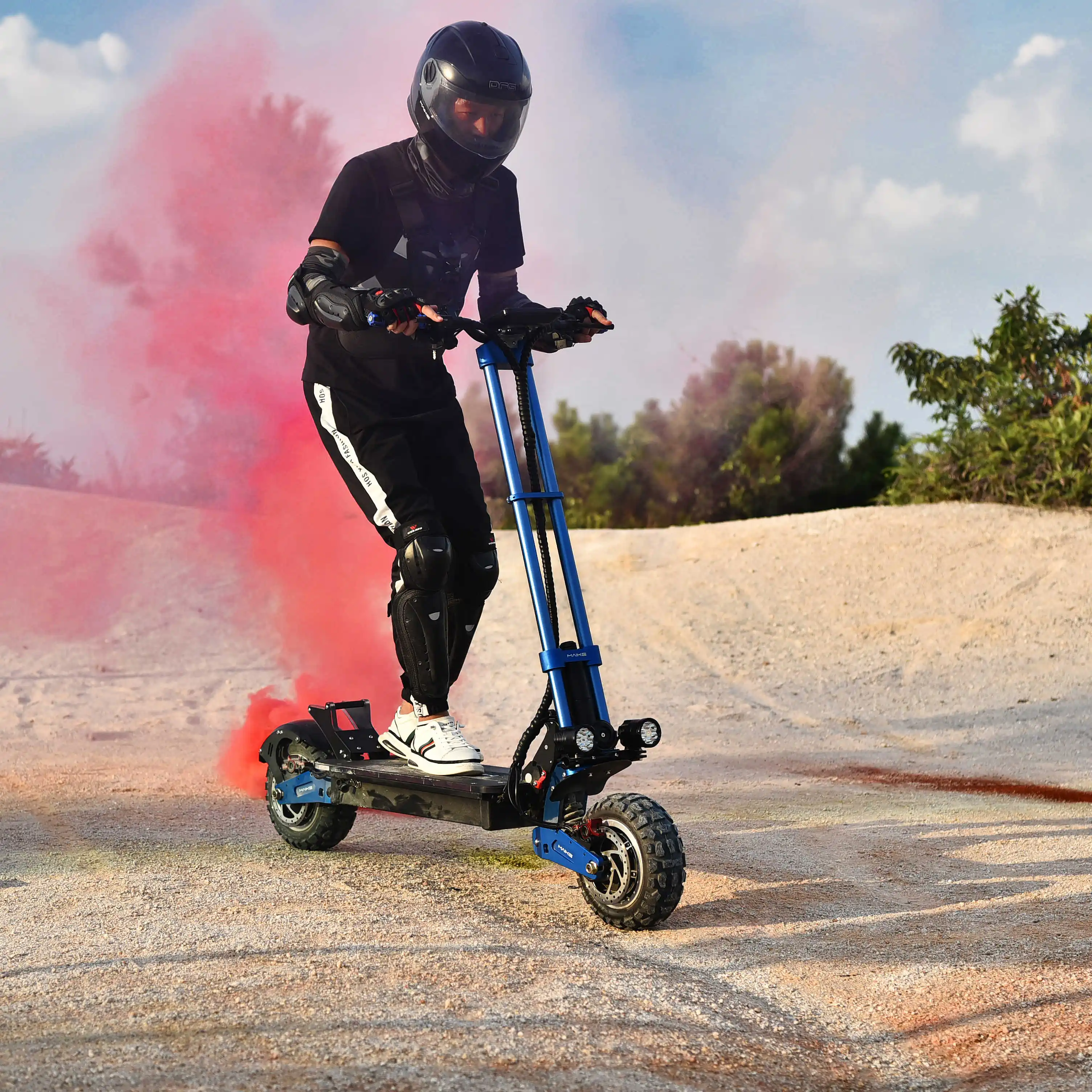 Maike KK10S Pro 5600w top powerful trottinette monopattino dual motor dualtron electric scooters EU warehouse