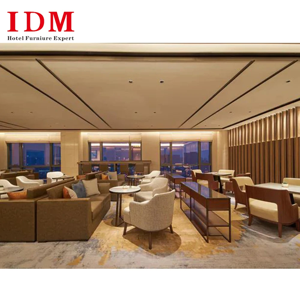 VIP Restaurant And Lounge Hotel Private Room Dining Furniture Set