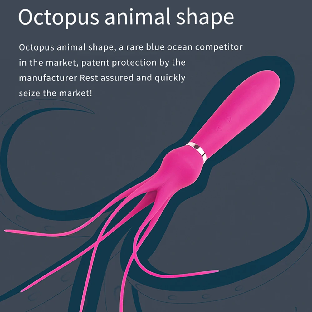 Octopus Sexy Flirting Whip Handle SM Whip Sex toy For Couple Play Spanking