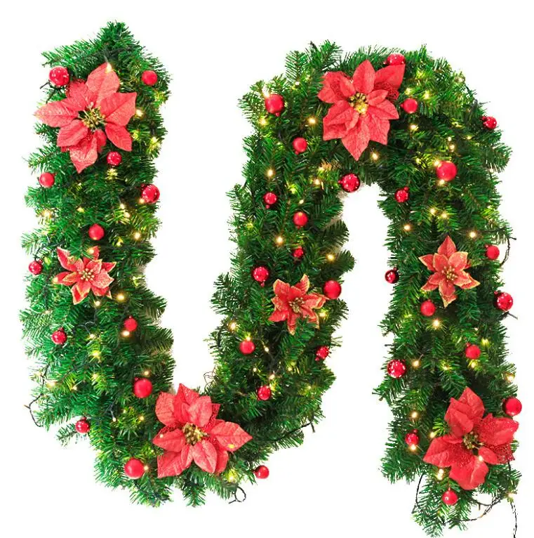 Xmas Garland Stock Party Home Decorations Green Christmas Garlands