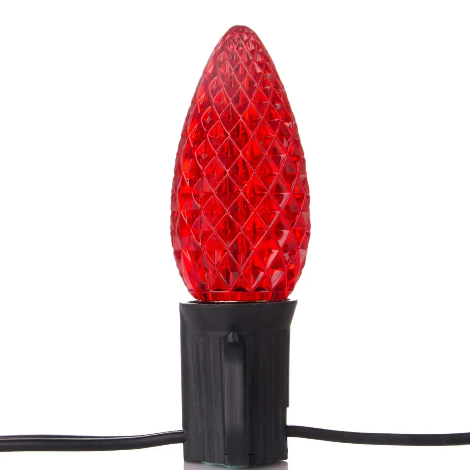 UL 120V Holiday Lighting C9 LED Christmas Lights Faceted Bulb