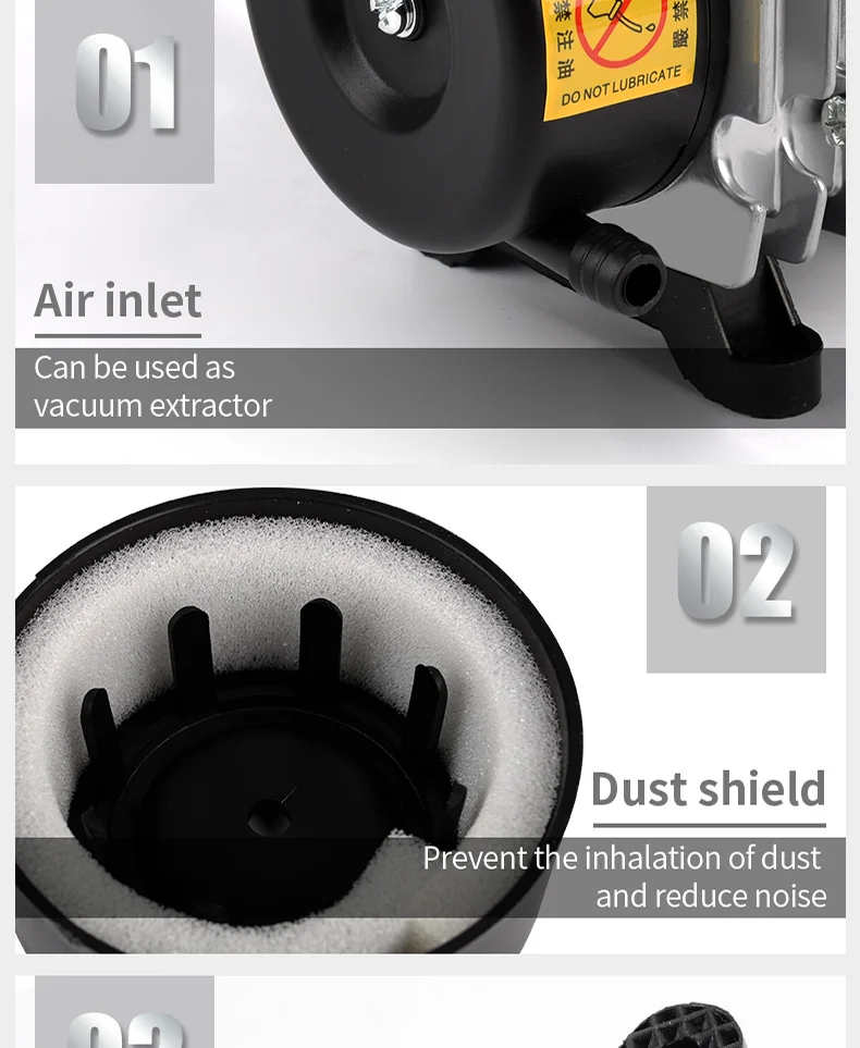 RESUN ACO-002 Electromagnetic air pump oxygen pump aerated oxygen for indoor fish tank
