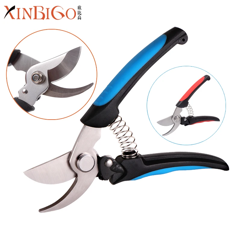 New professional garden tools anti-slip grip pruning shears