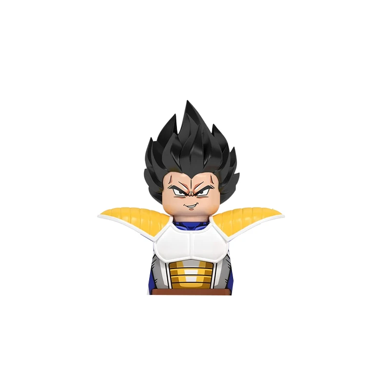 WM6177 Fun Anime Dragon Evolution Son Goku Master Rosh Figure Gifts Creation DIY Building Block Sets Educational Kids Toys