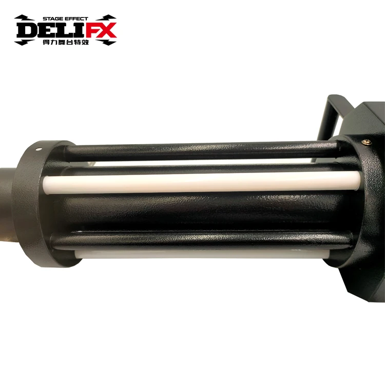 Powerful CO2 gas driven handheld portable Confetti storm machine 6-8 meters spray hight LED color paper gun confetti blower