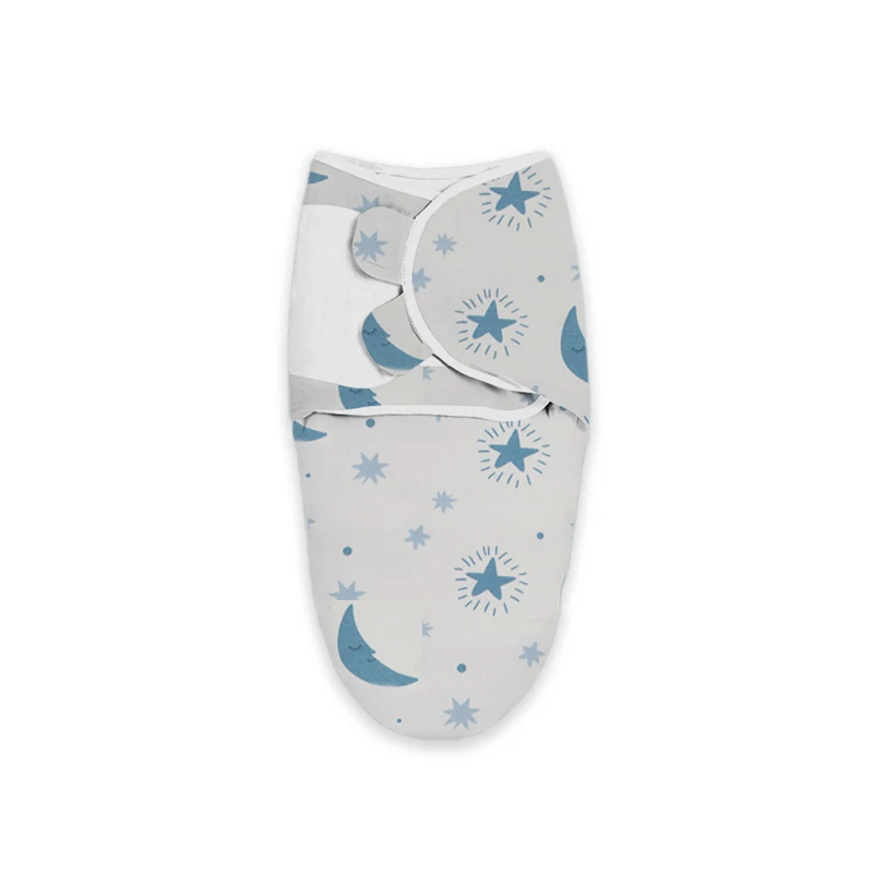 Custom Cotton Unisex Newborn Baby Wearable Swaddle Blanket Wrap Baby Sleep Sack Sleeping Bag