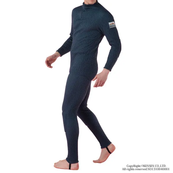 
Anti-bacterial and deodorizing smell wool sport men thermal underwear 