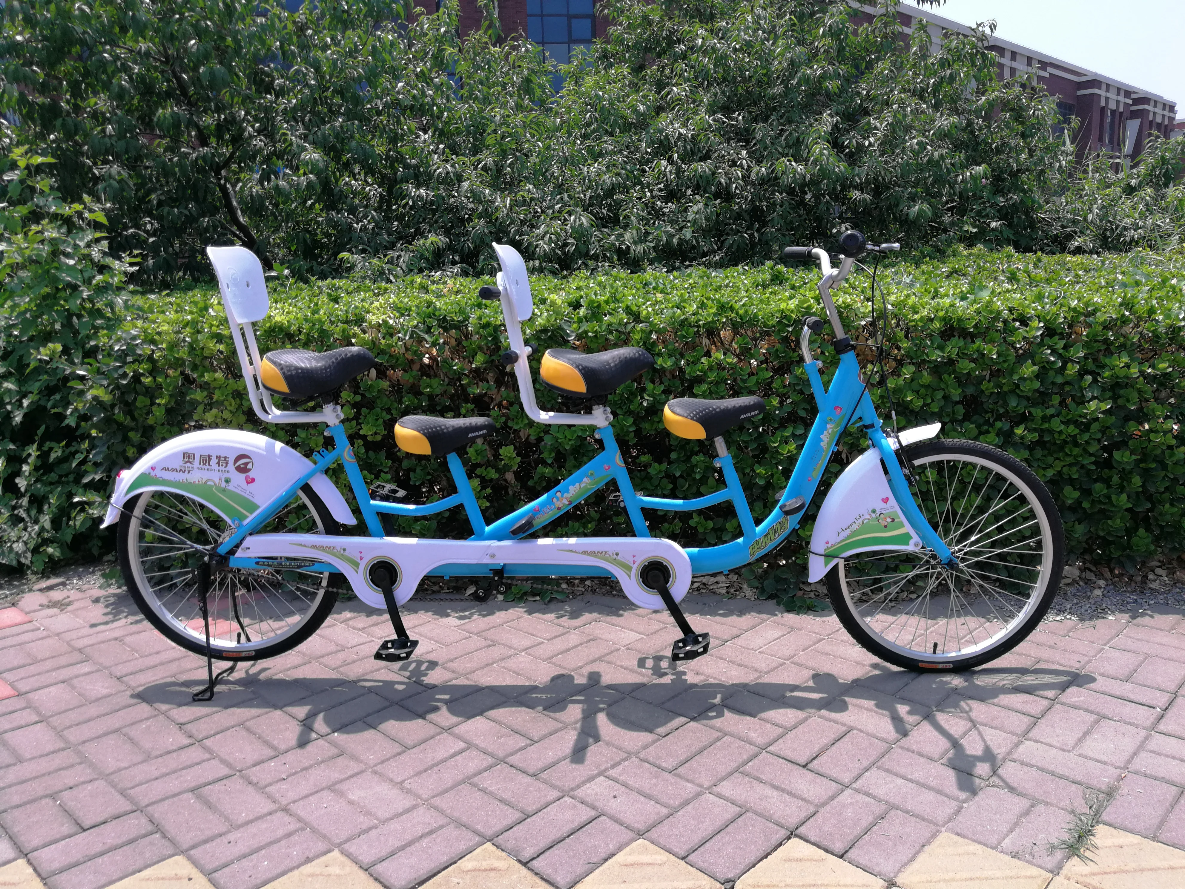 fat tire 4 seaters bike single speed 7speed fat tire tandem bike on sale