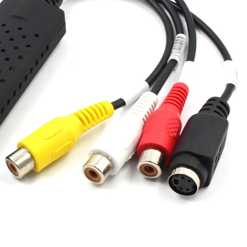  Преобразователь USB 2 0 VHS в DVD аналоговый видео цифровой формат аудио карта записи качественный адаптер для