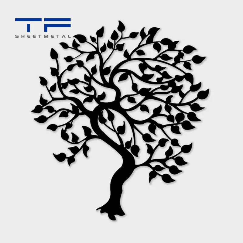 
Home Decor laser Cut Metal Craft Antique Decorative Tree Metal Wall Art 