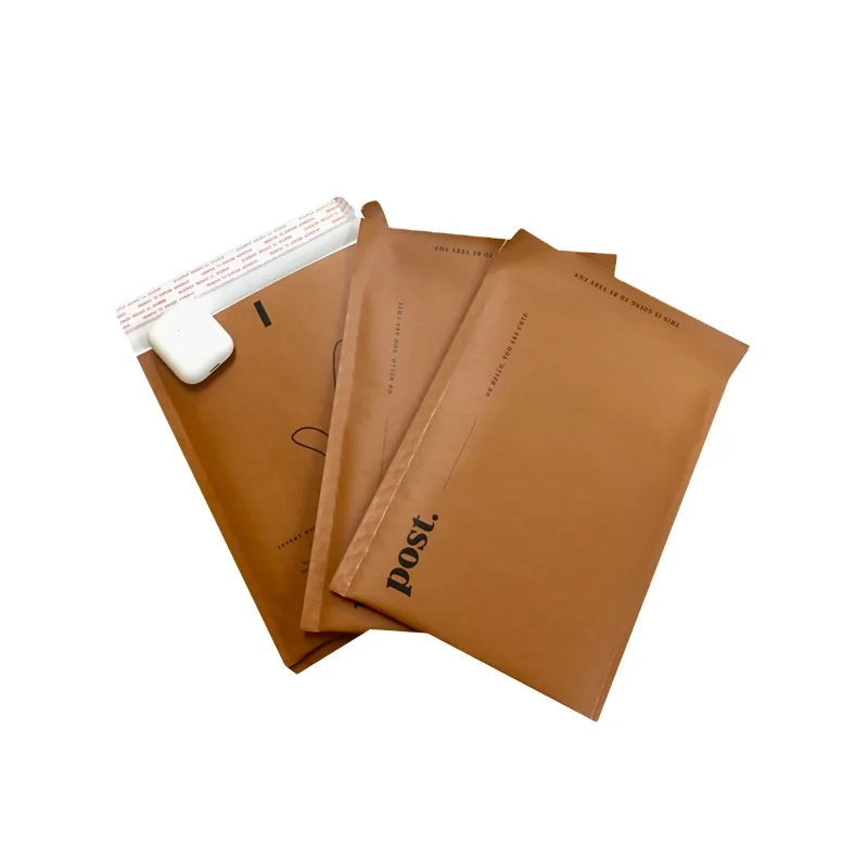 Waterproof  Padded Kraft Bubble Mailer Sending Express  Bubble Envelope  Shipping Bags For Jewelry Gift Packaging