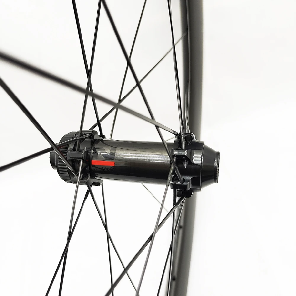 Full Carbon Bicycle Wheel 700c 45mm Novatec Boost Disc Brake AllRoad Gravel Road Bike Rim12mm Thru Axle Sapim cx-ray Spoke