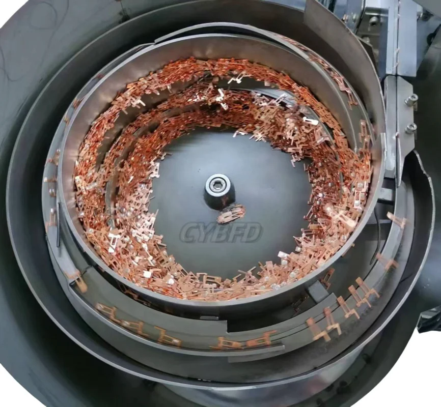 Large Capacity Manufacturer Vibration Bowl Feeder Nuts Screws Pin Small Metal Parts Vibratory Bowl Feeder With Linear Feeder