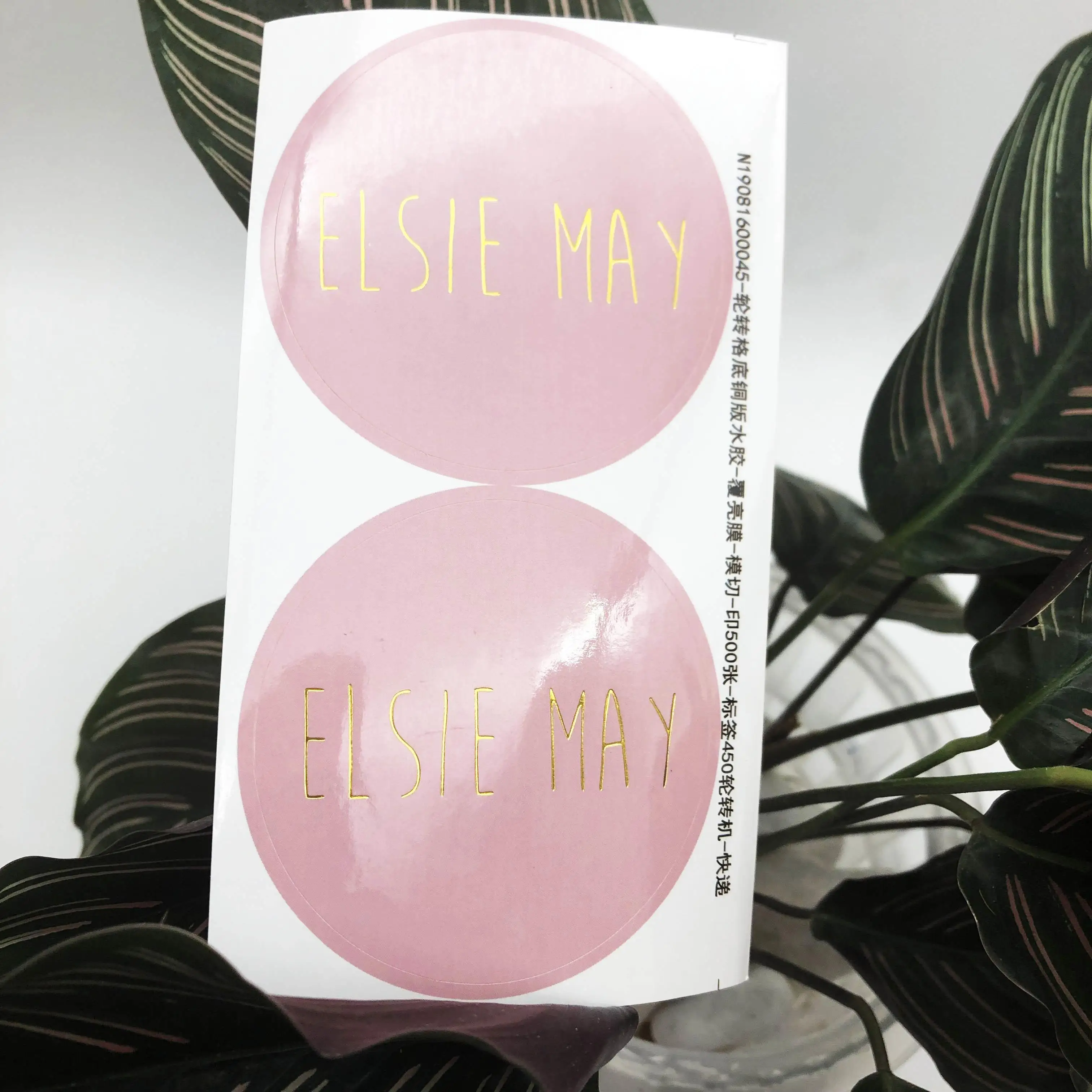 Waterproof Clear PVC Coated Paper Sticker Customized Logo and Shape