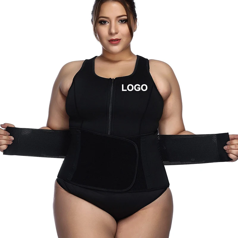 Custom Logo Compression Belt Slim Tummy Control Body Shaper Lose Weight Neoprene Sauna Waist Trainer Vest