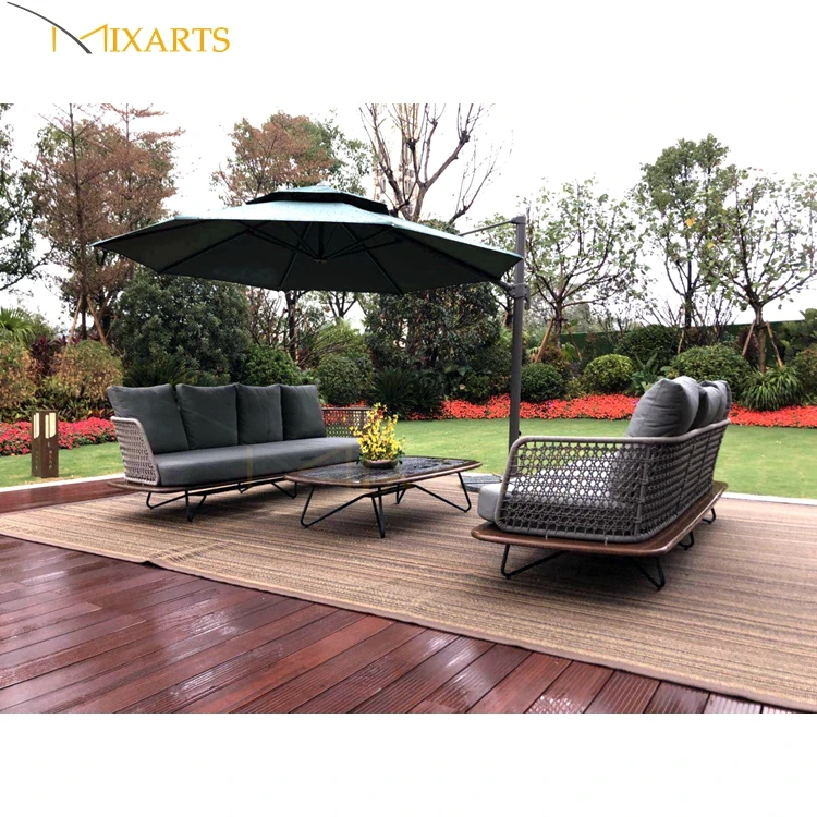 
Garden patio design sofa rope furniture outdoor 