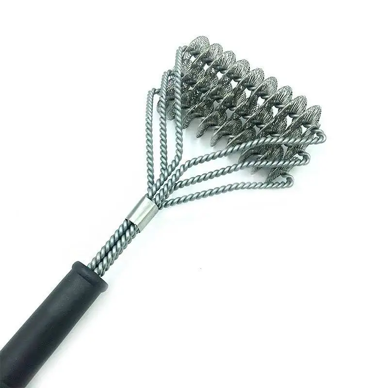 Grill Brushes Bristle Free Wire Combined BBQ scrubs Safe Efficient Grill Cleaning Brush Cleaner Brush for Gas