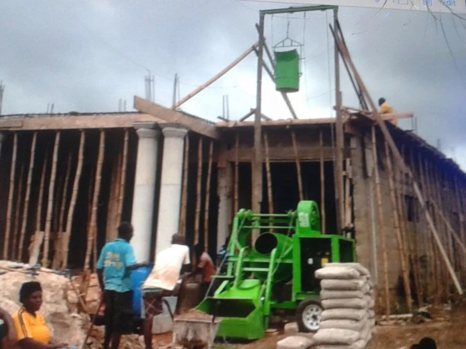 TMH500L Hoist lifting type concrete mixer