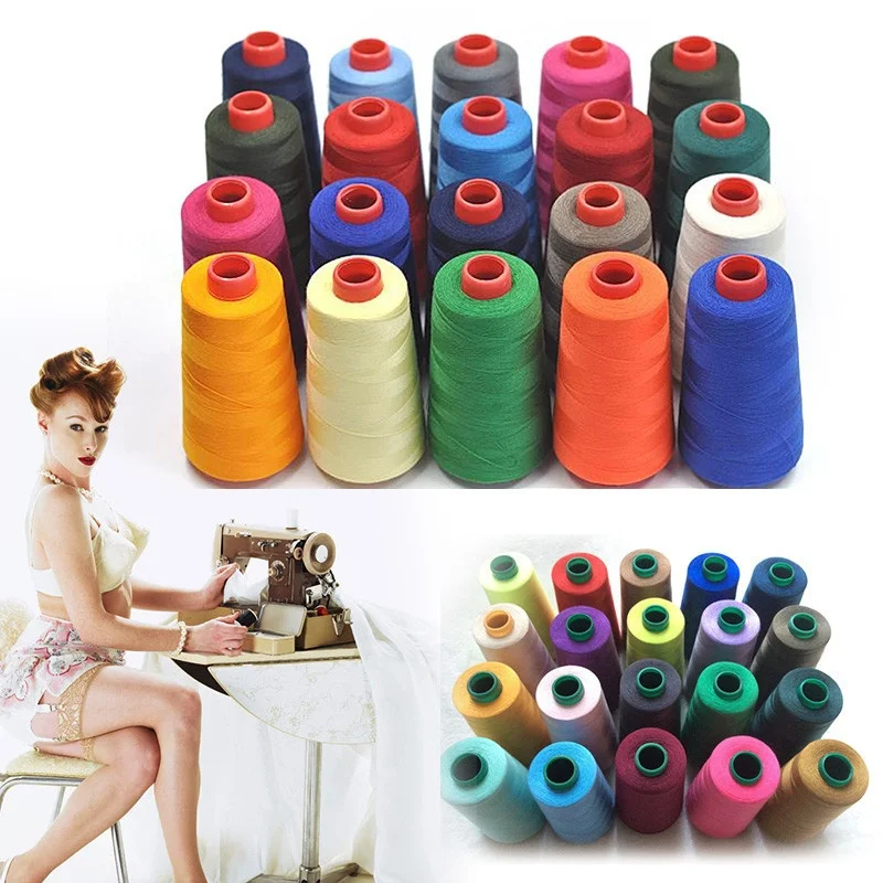 Factory direct RTS Household colorful sewing machine thread Small roll  pagoda  Hand sewing thread