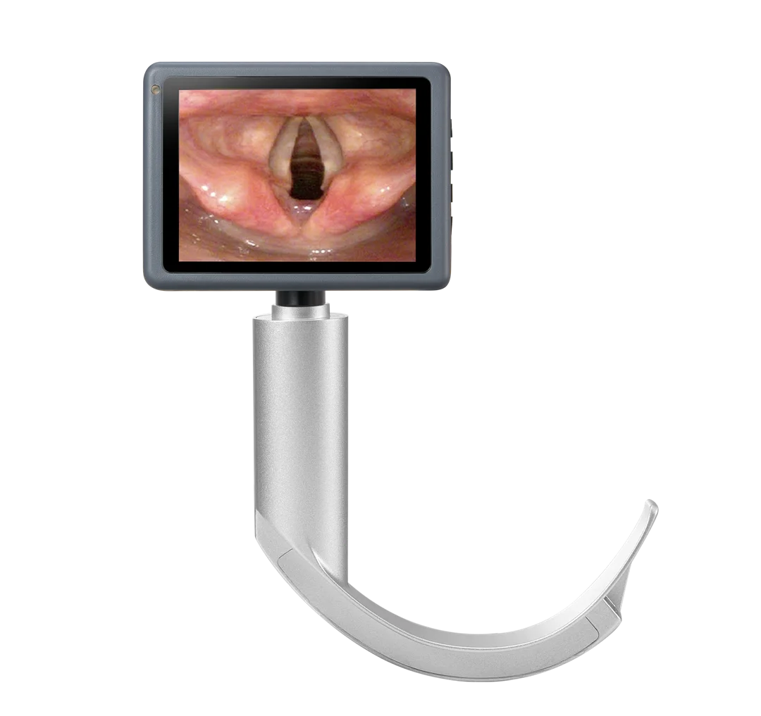 Hot sale new desgin 3.6 inches LCD Anesthesia Ent Reusable Set Price Video Laryngoscope For Intubation Video Laryngoscope