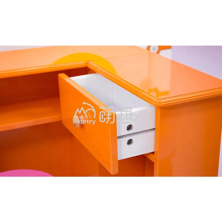 Moetry Kids Candy Pastry Play House Wooden Indoor Playground Pretend Role Play Furniture