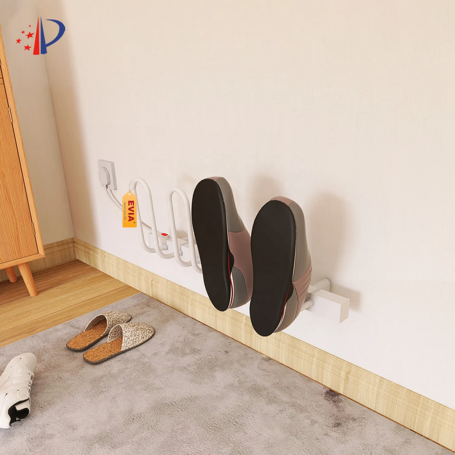 EVIA All-Season Practical 40W Energy Saving Quiet Electric Heating Shoes Dryer Machine
